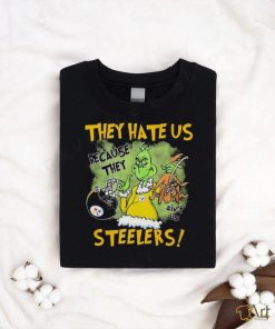 Official They Hate Us Because They Aint Us Steelers T Shirt