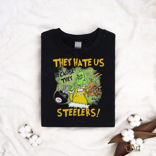 Official They Hate Us Because They Aint Us Steelers T Shirt