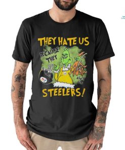 Official They Hate Us Because They Aint Us Steelers T Shirt