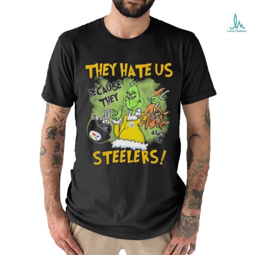 Official They Hate Us Because They Aint Us Steelers T Shirt