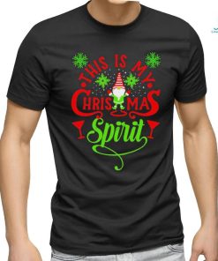 Official This Is My Christmas Spirit Unisex T Shirt