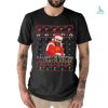 Sandy cheeks around the Christmas tree shirt
