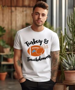 Official Turkey And Touch Down Detroit Lions Shirt