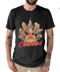 Official Turkey Cleveland City Thankful For Thanksgiving Day Shirt