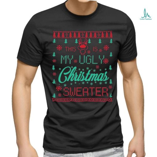 Official Ugly Christmas Sweater Reindeer Unisex T Shirt