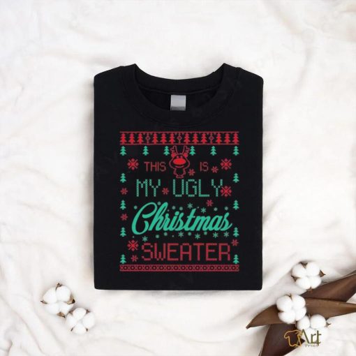 Official Ugly Christmas Sweater Reindeer Unisex T Shirt