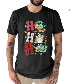 Official Vintage Disney Christmas Ho Ho Ho Mickey Mouse Minnie Mouse And Friends Xmas Disney T Shirt