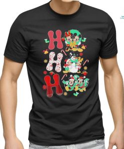 Official Vintage Disney Christmas Ho Ho Ho Mickey Mouse Minnie Mouse And Friends Xmas Disney T Shirt