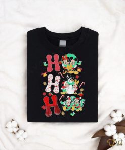 Official Vintage Disney Christmas Ho Ho Ho Mickey Mouse Minnie Mouse And Friends Xmas Disney T Shirt