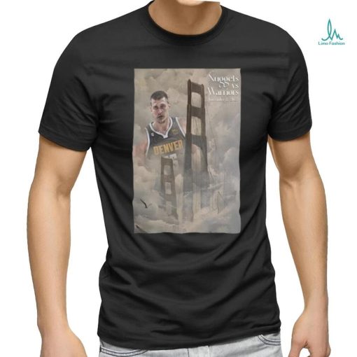 Official Warriors vs Nuggets Ball Arena Denver, CO Nov 8, 2023 Poster shirt