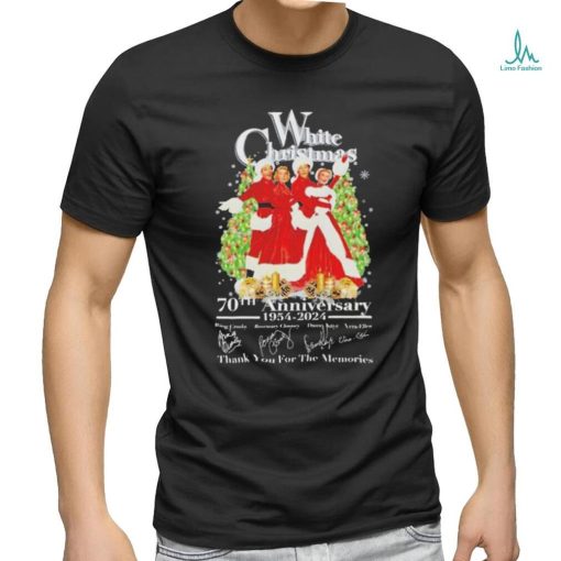 Official White Christmas 70th Anniversary 1954 2024 Thank You For The Memories T Shirt