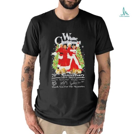 Official White Christmas 70th Anniversary 1954 2024 Thank You For The Memories T Shirt