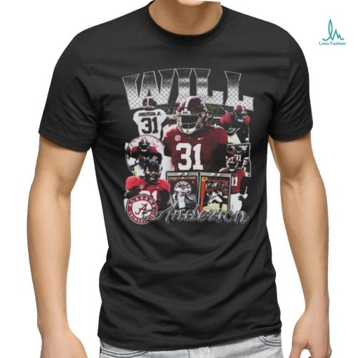 Official William anderson jr. Alabama crimson tide national Football league Shirt
