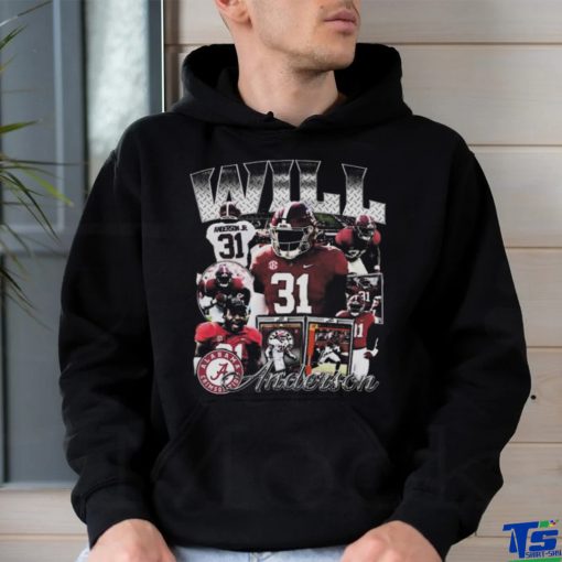 Official William anderson jr. Alabama crimson tide national Football league Shirt