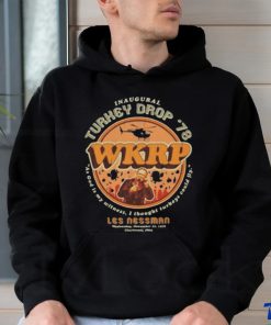 Official Wkrp Turkey Drop T Shirt, hoodie, sweater, long sleeve and tank top Official Wkrp Turkey Drop T Shirt