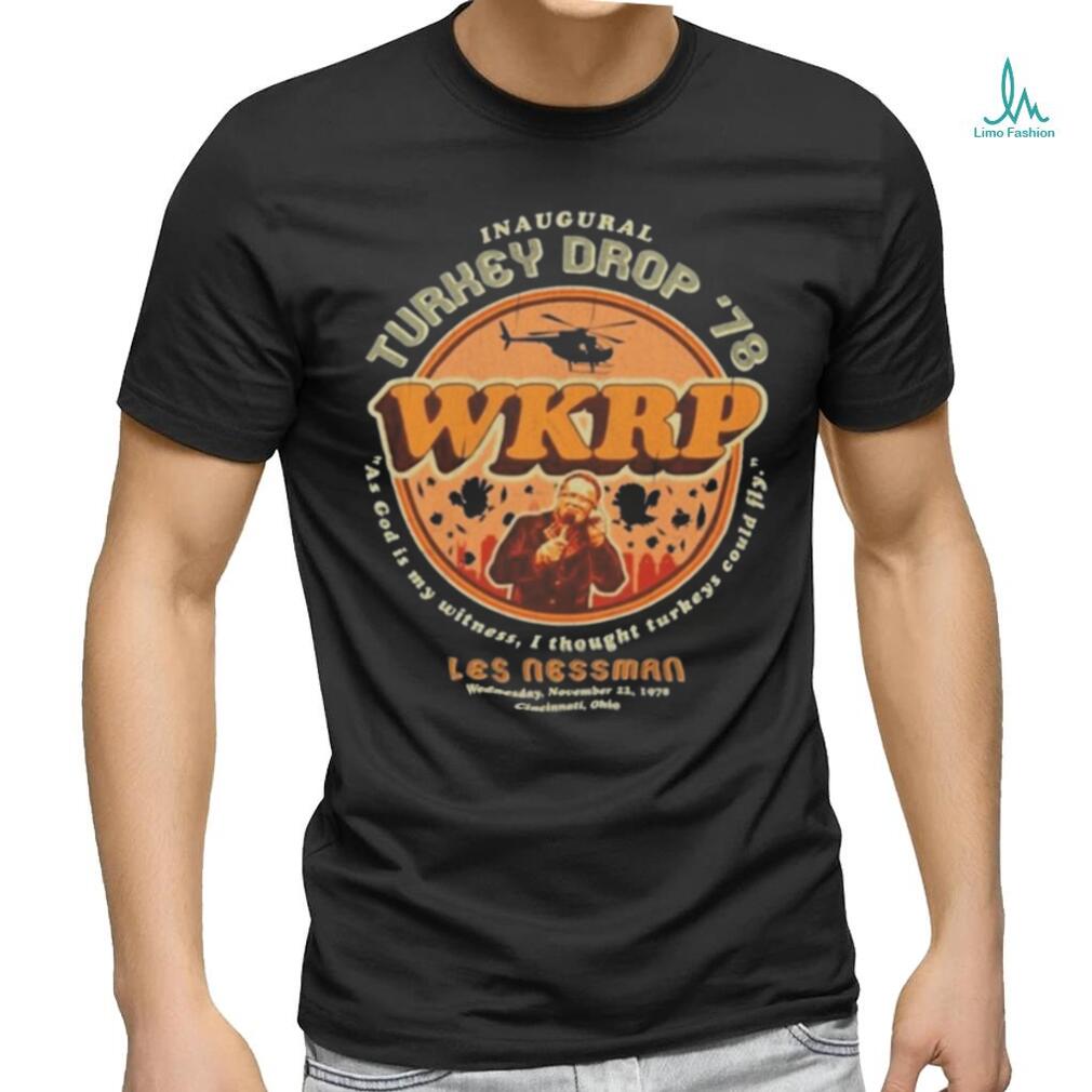 Official Wkrp Turkey Drop T Shirt Official Wkrp Turkey Drop T Shirt