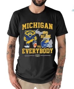 Official Wolverine Michigan Football Go Blue Vs Everybody shirt