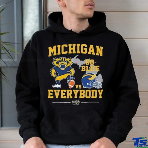 Official Wolverine Michigan Football Go Blue Vs Everybody shirt