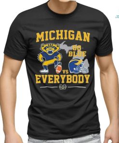 Official Wolverine Michigan Football Go Blue Vs Everybody shirt