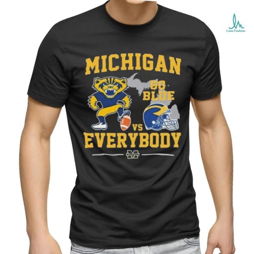 Official Wolverine Michigan Football Go Blue Vs Everybody shirt