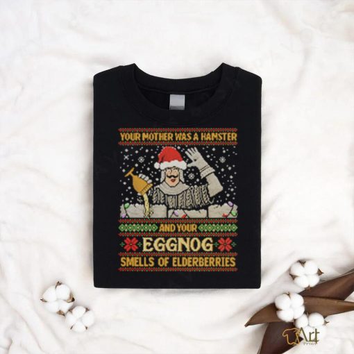 Official Your Eggnog Smells of Elderberries Christmas Shirt