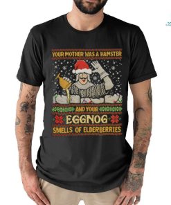 Official Your Eggnog Smells of Elderberries Christmas Shirt