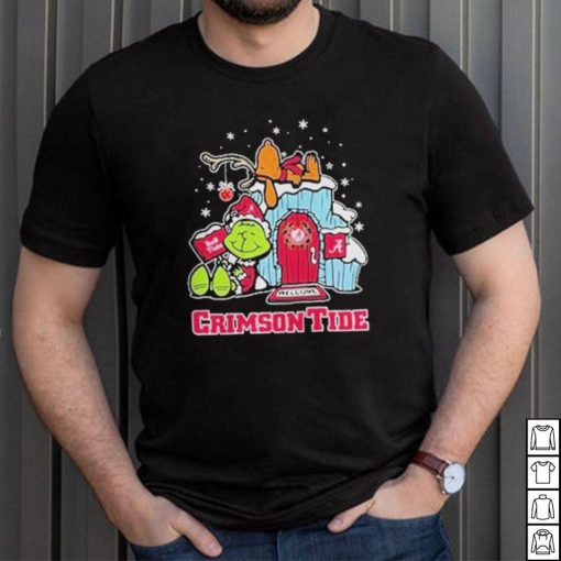 Official alabama Crimson Tide Grinch Nuts Welcome Christmas T Shirt