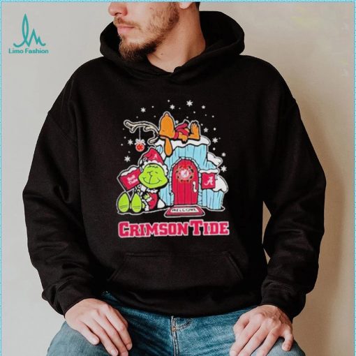 Official alabama Crimson Tide Grinch Nuts Welcome Christmas T Shirt