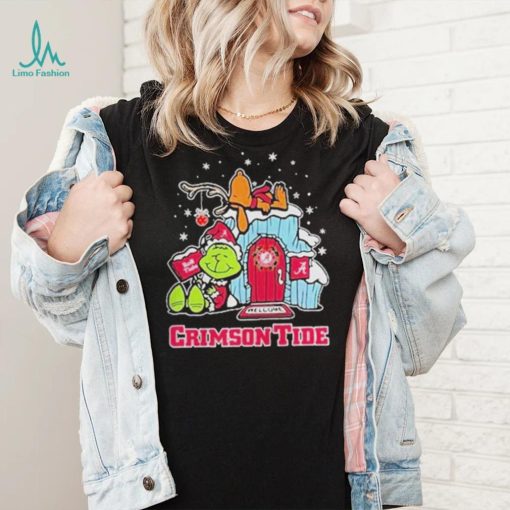 Official alabama Crimson Tide Grinch Nuts Welcome Christmas T Shirt