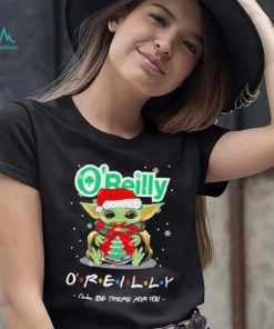 Official baby Yoda hug ball hat santa O’Reilly I’ll be there for you merry christmas shirt