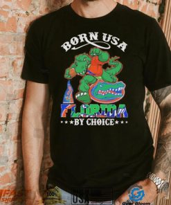 Official born Usa Florida Gators by choice mascot 2023 shirt