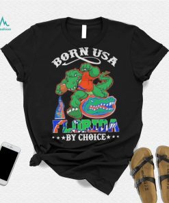 Official born Usa Florida Gators by choice mascot 2023 shirt