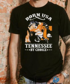 Official born usa Tennessee by choice mascot 2023 shirt