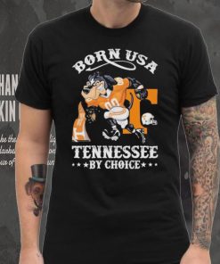 Official born usa Tennessee by choice mascot 2023 shirt