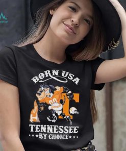 Official born usa Tennessee by choice mascot 2023 shirt