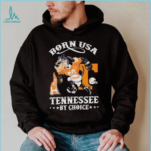Official born usa Tennessee by choice mascot 2023 shirt