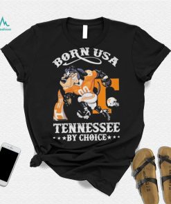 Official born usa Tennessee by choice mascot 2023 shirt