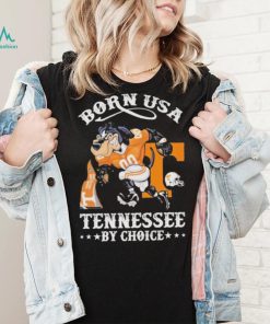 Official born usa Tennessee by choice mascot 2023 shirt