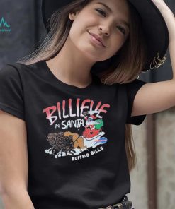 Official buffalo Bills Christmas Billieve In Santa T Shirt