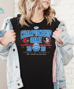 Official charlotte, NC 2023 ACC Championship Game Louisville Cardinals vs Florida State Seminoles Shirt