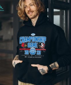 Official charlotte, NC 2023 ACC Championship Game Louisville Cardinals vs Florida State Seminoles Shirt
