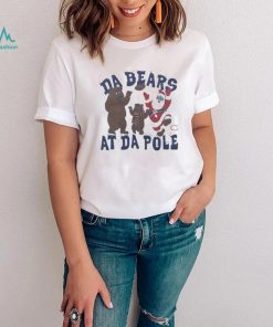 Official chicago Bears Christmas Da Bears At Da Pole T Shirt