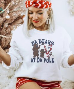 Official chicago Bears Christmas Da Bears At Da Pole T Shirt