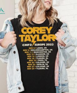 Official corey Taylor CMF2 Europe 2023 Tour T Shirts