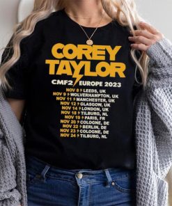 Official corey Taylor CMF2 Europe 2023 Tour T Shirts