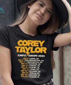 Official corey Taylor CMF2 Europe 2023 Tour T Shirts