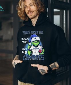Official dak Prescott Grinch They Hate Us Because Ain’t Us Dallas Cowboys Christmas Shirt
