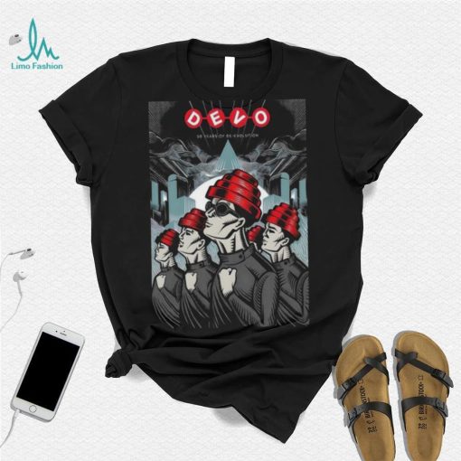 Official devo 50th Anniversary and Farewell Tour 2023 Poster Shirt