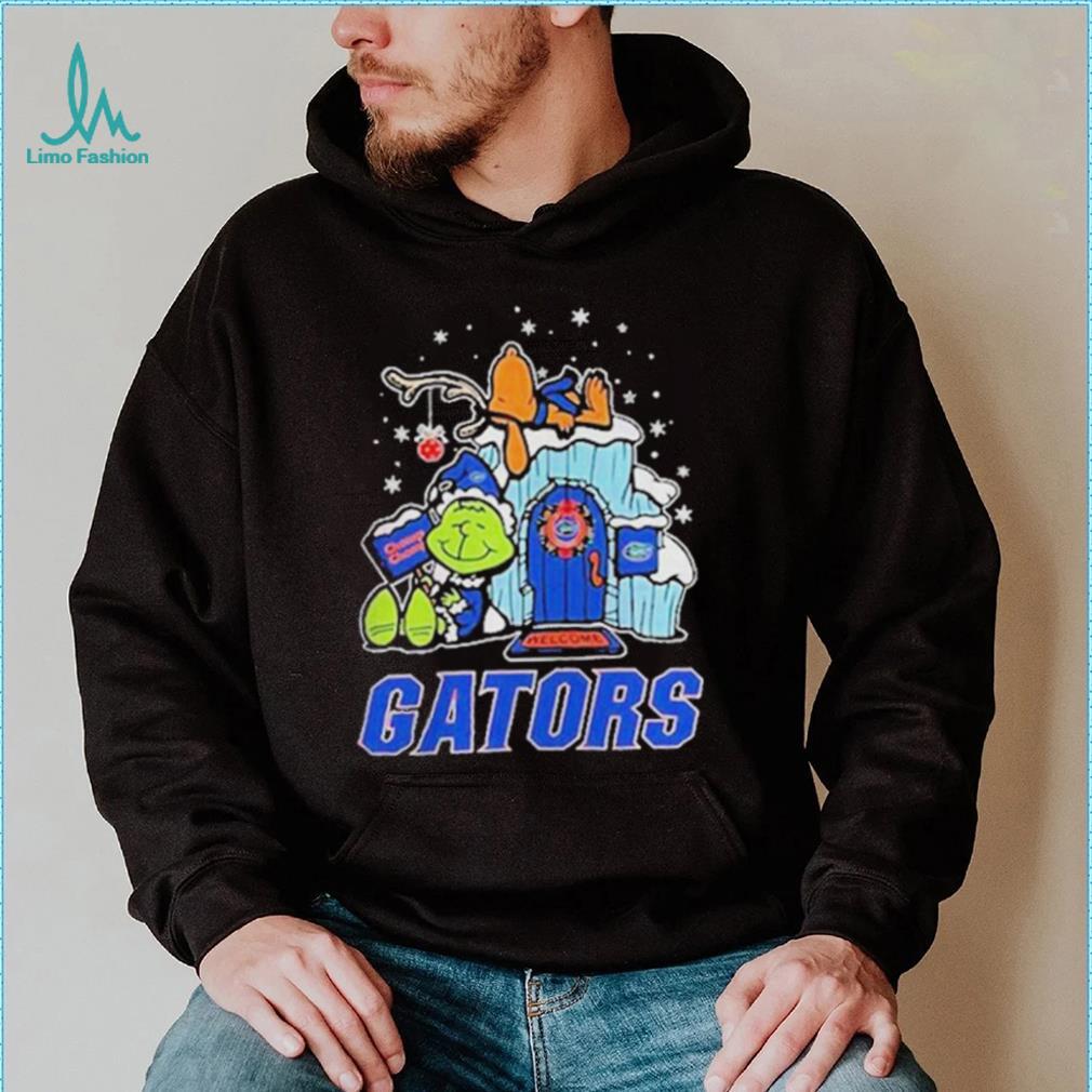 Official florida Gators Grinch Nuts Welcome Christmas T Shirt Official florida Gators Grinch Nuts Welcome Christmas T Shirt