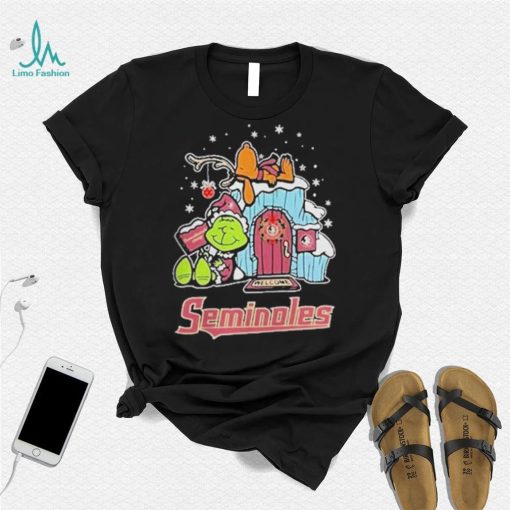 Official florida Seminoles Grinch Nuts Welcome Christmas T Shirt